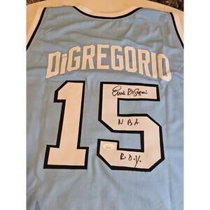 Ernie Digregorio Autographed/Signed Jersey JSA Sticker Blue Custom Jersey